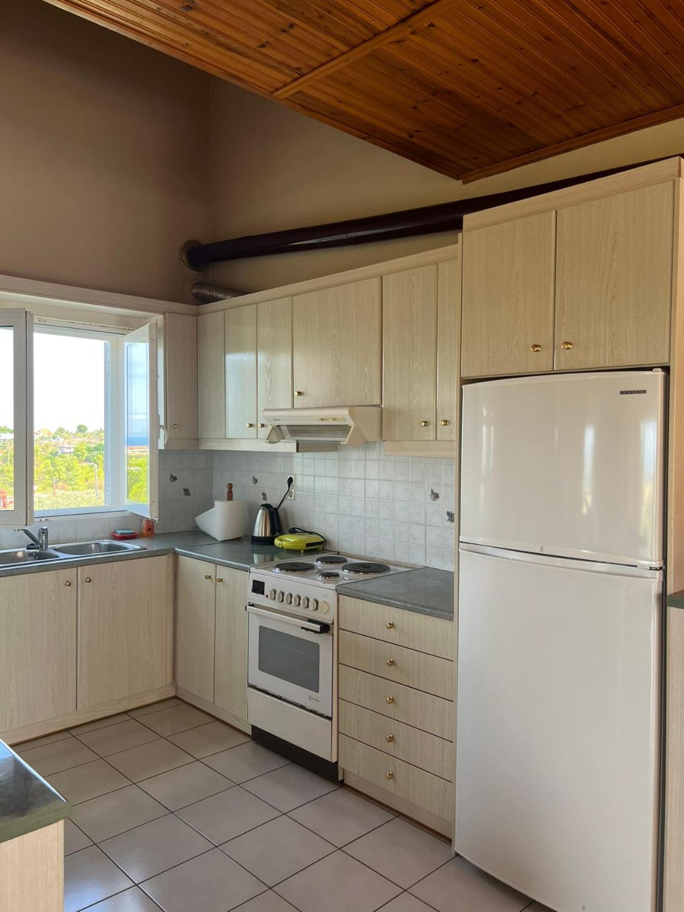 הוילה Paralia Avlidhos Xenia'S Seaview House מראה חיצוני תמונה
