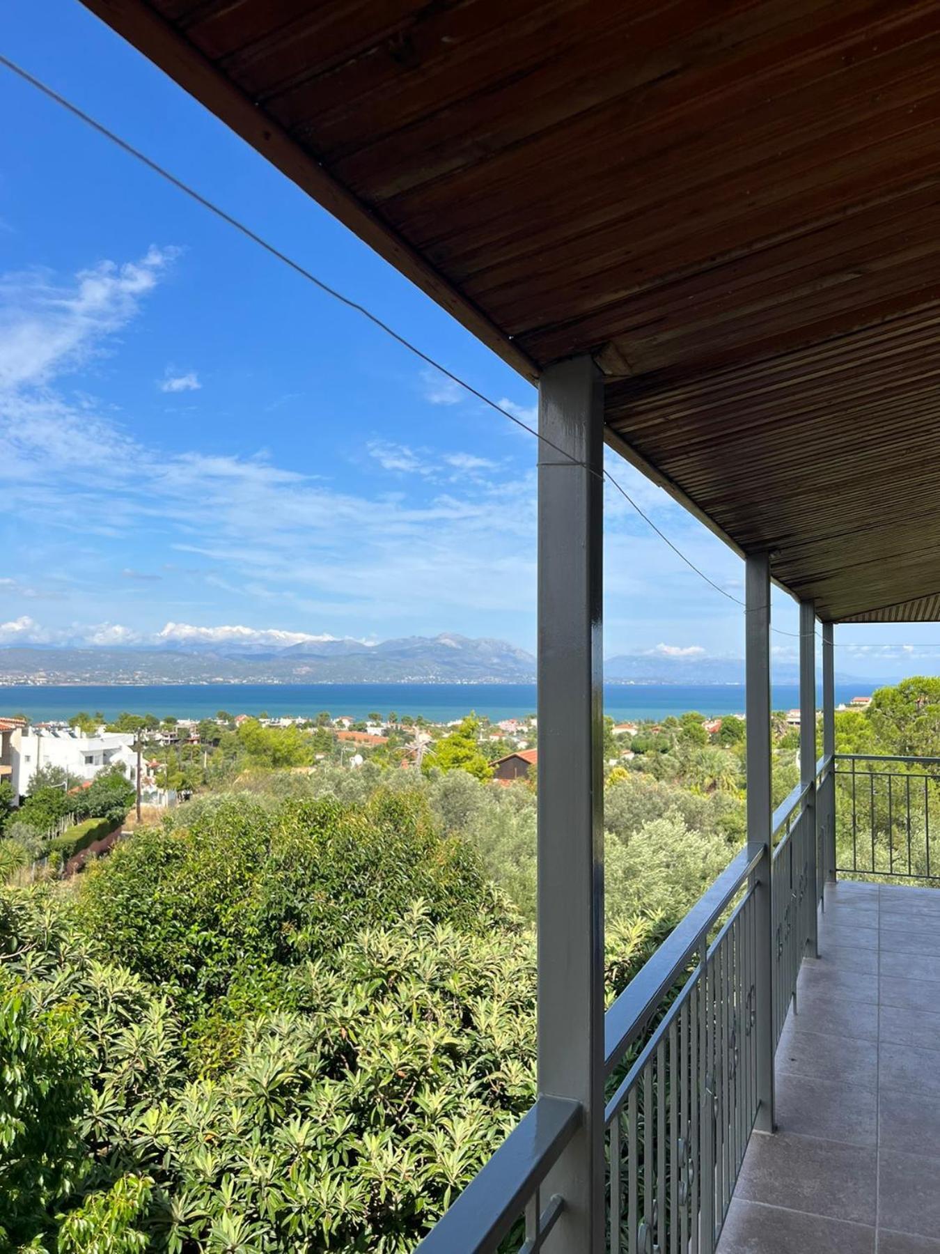 הוילה Paralia Avlidhos Xenia'S Seaview House מראה חיצוני תמונה