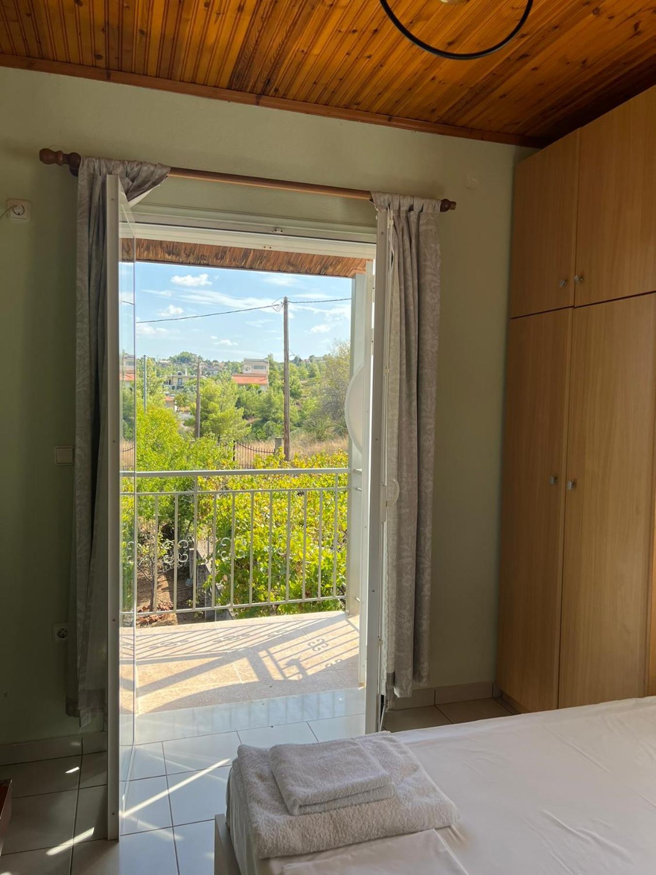 הוילה Paralia Avlidhos Xenia'S Seaview House מראה חיצוני תמונה