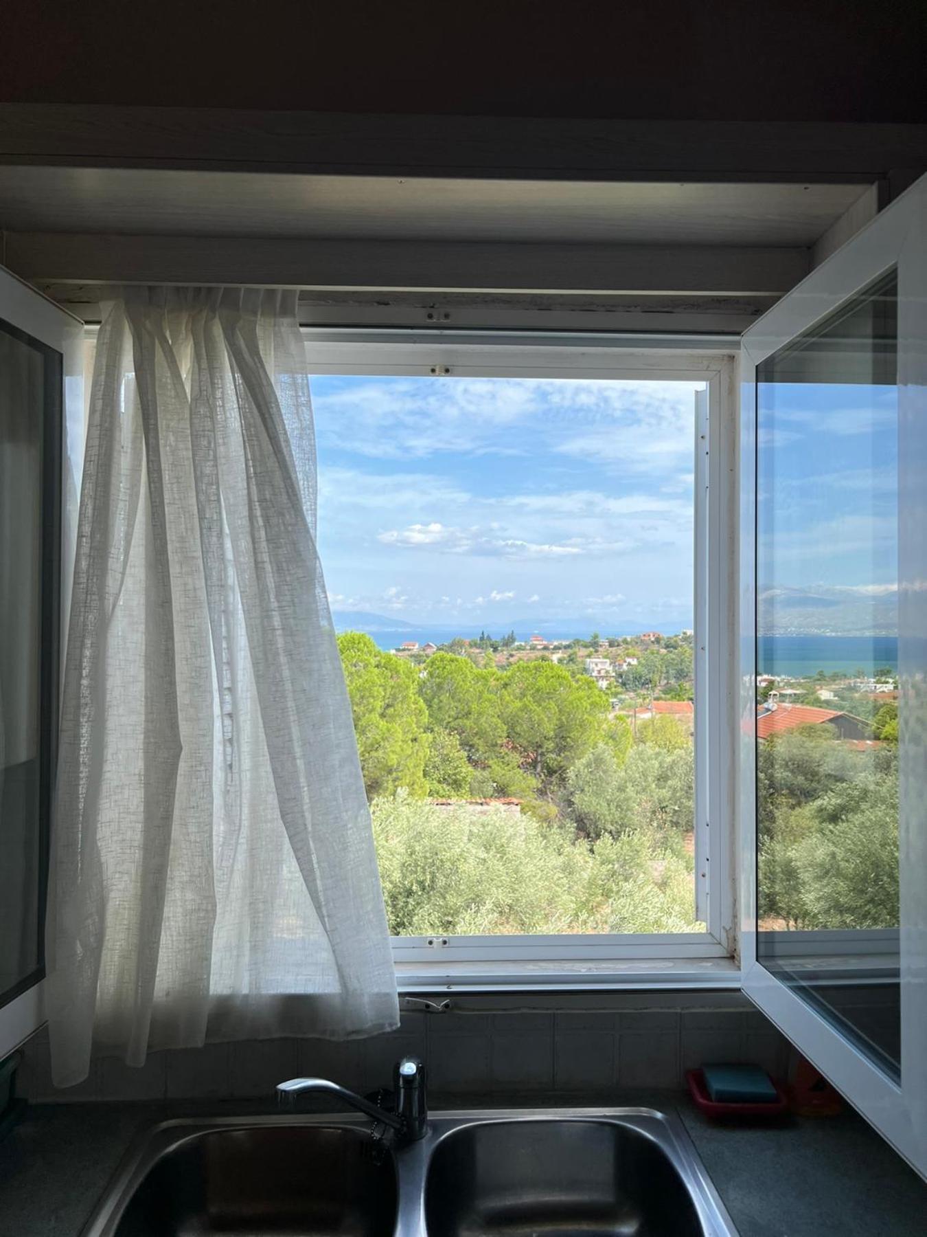 הוילה Paralia Avlidhos Xenia'S Seaview House מראה חיצוני תמונה