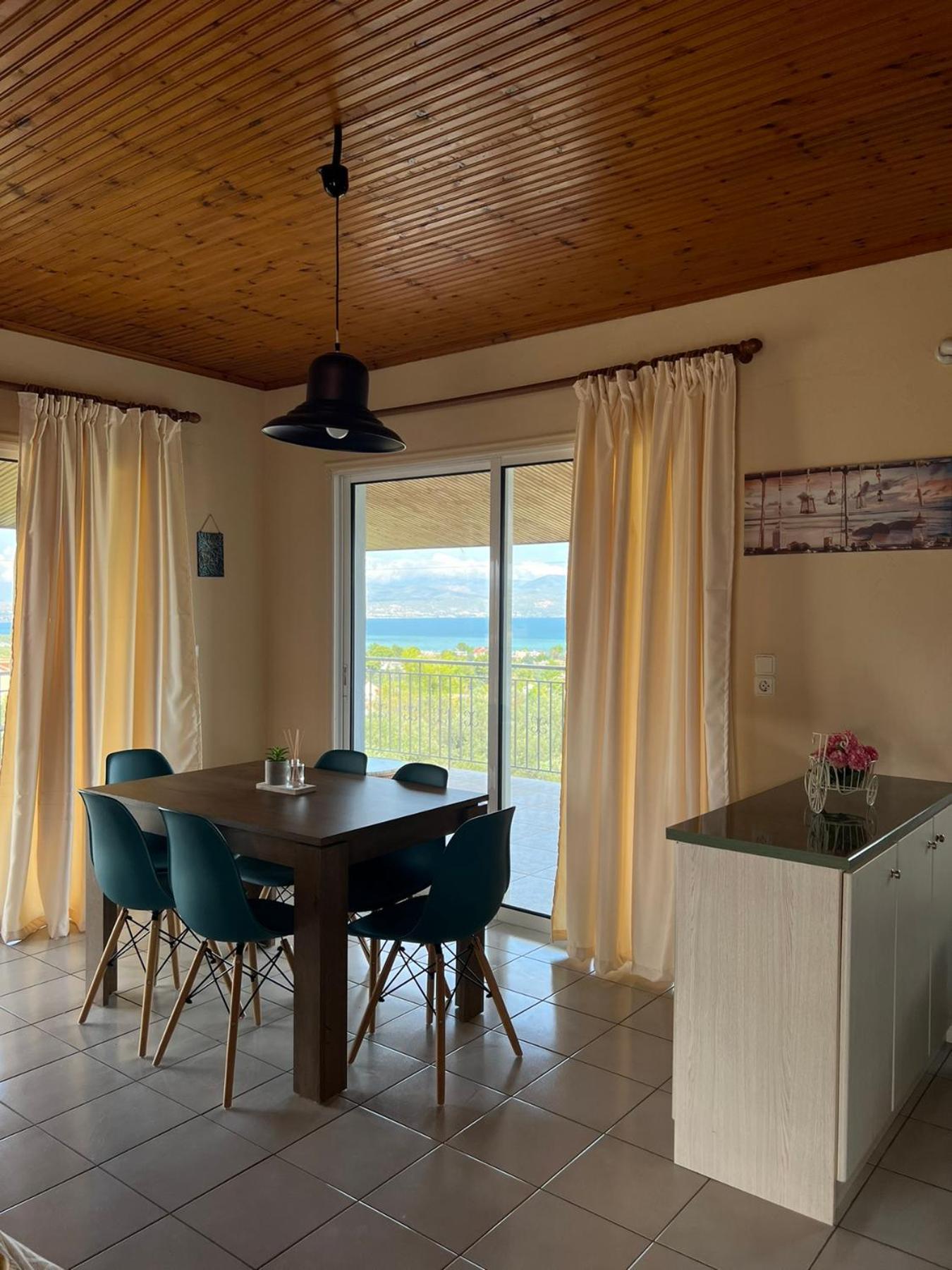 הוילה Paralia Avlidhos Xenia'S Seaview House מראה חיצוני תמונה