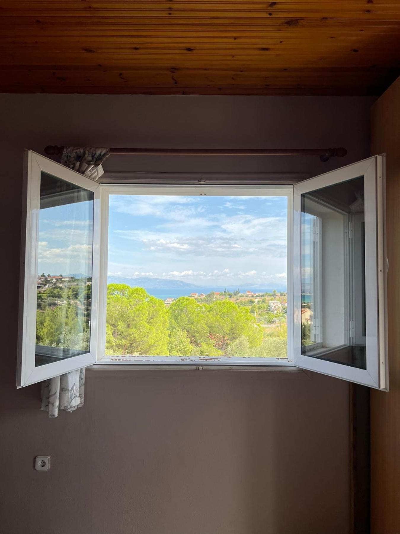 הוילה Paralia Avlidhos Xenia'S Seaview House מראה חיצוני תמונה