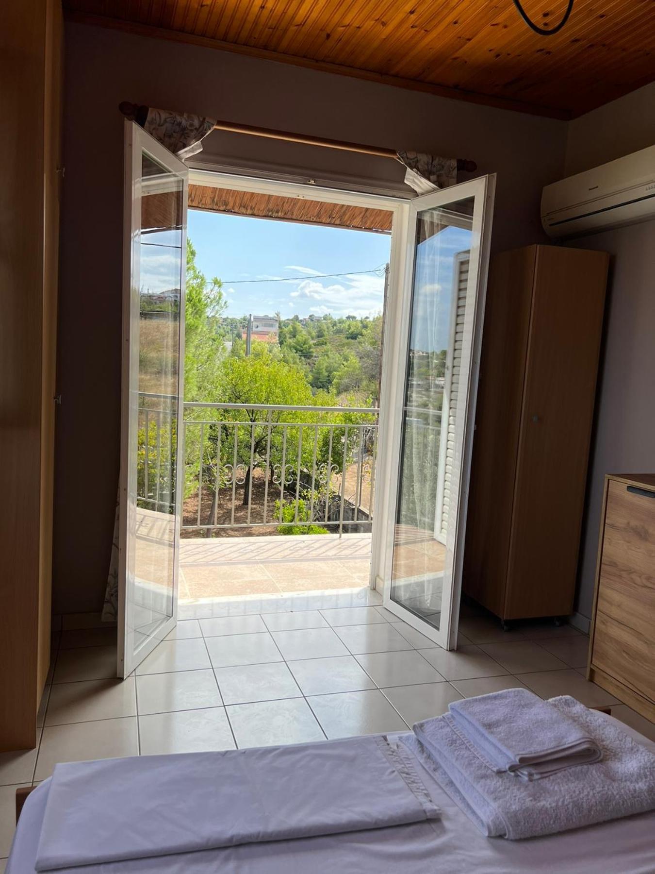 הוילה Paralia Avlidhos Xenia'S Seaview House מראה חיצוני תמונה
